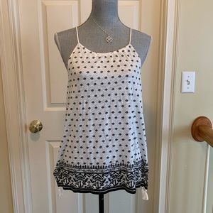 Linen Vineyard Vines tank with top drawstring size XS